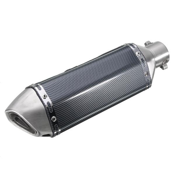 36-51mm Motorcycle Carbon Fiber Exhaust Muffler Pipa