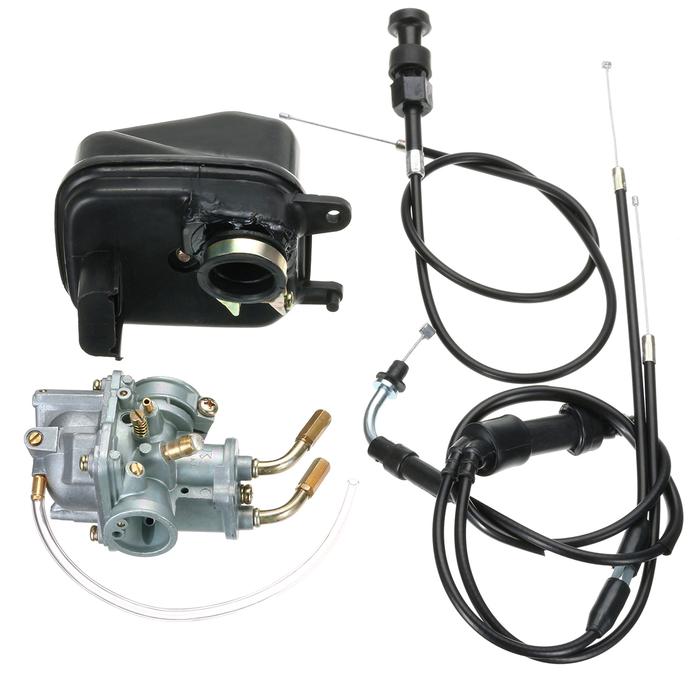 Karburator Carby + Air Filter + Throttle + Choke Kabel