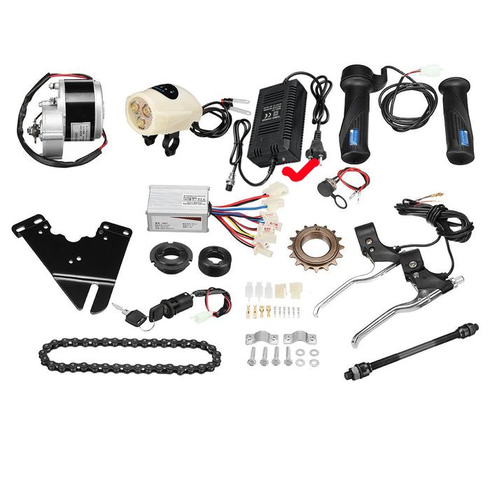 24V 250W Bermotor Electric Bike motor Controller Dengan