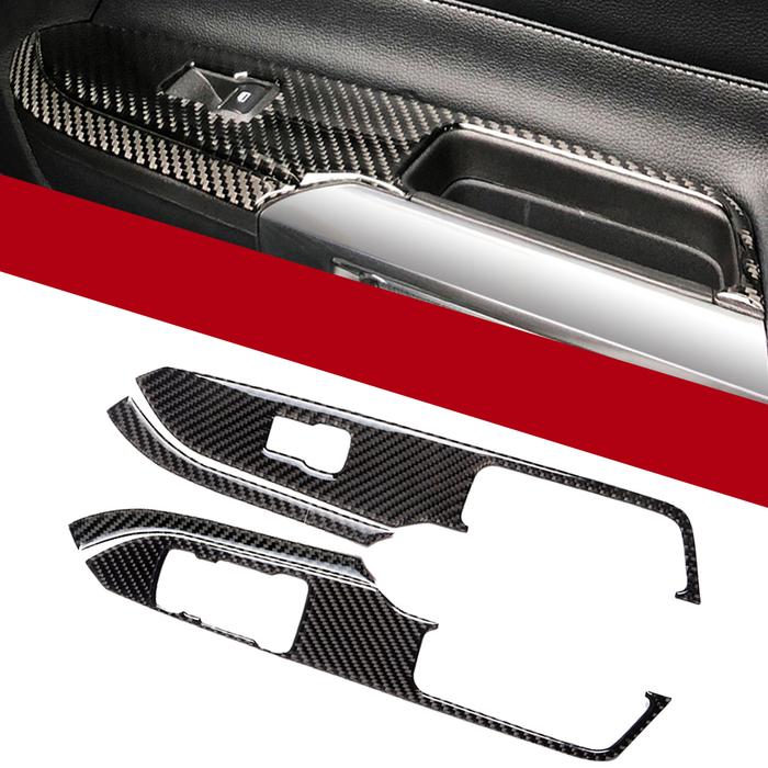 Carbon Fiber Mobil Jendela Angkat Beralih Panel Potong
