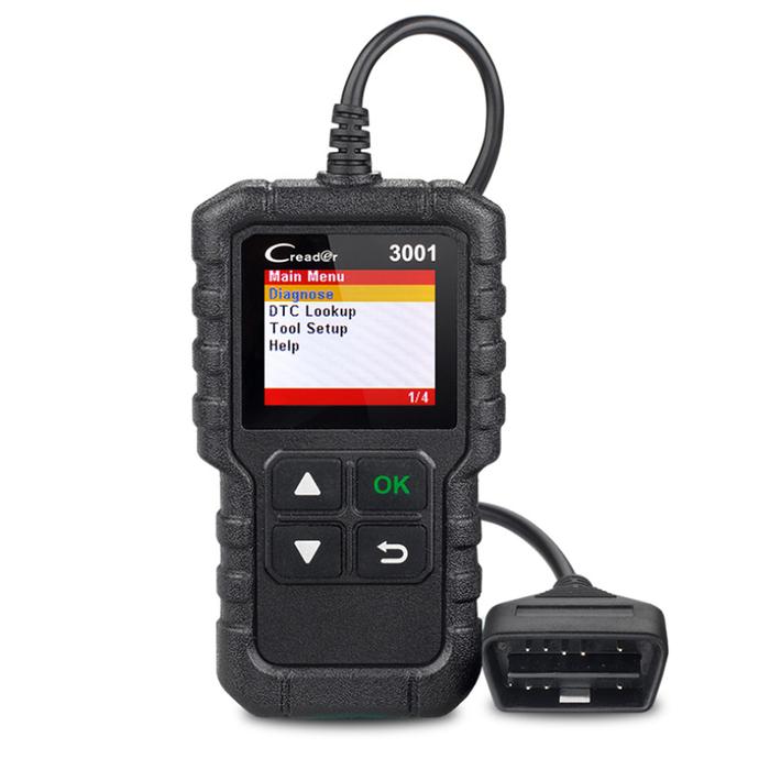 PELUNCURAN CR3001 OBD2 Auto Diagnostik Scanner penuh OBD II