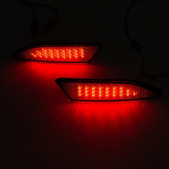 2 lembar LED Rear Brake Bumper Cahaya Untuk Ford Focus 3