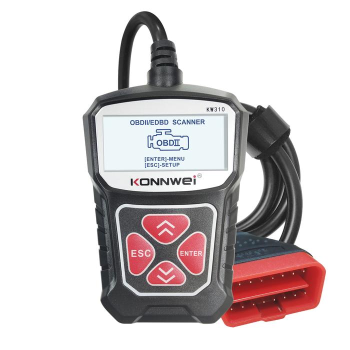 Konnwei Kw310 12V Mesin Mobil Patahan Diagnosis Instrumen