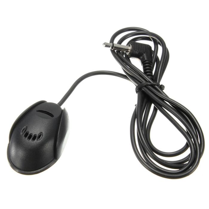 Eksternal 3.5mm Mikrofon Mic untuk GPS DVD Mobil Radio