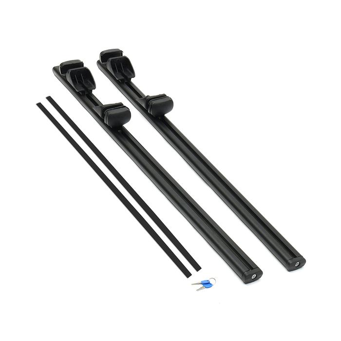 120cm Universal Aluminium Mobil Roof Rack Mengunci Palang