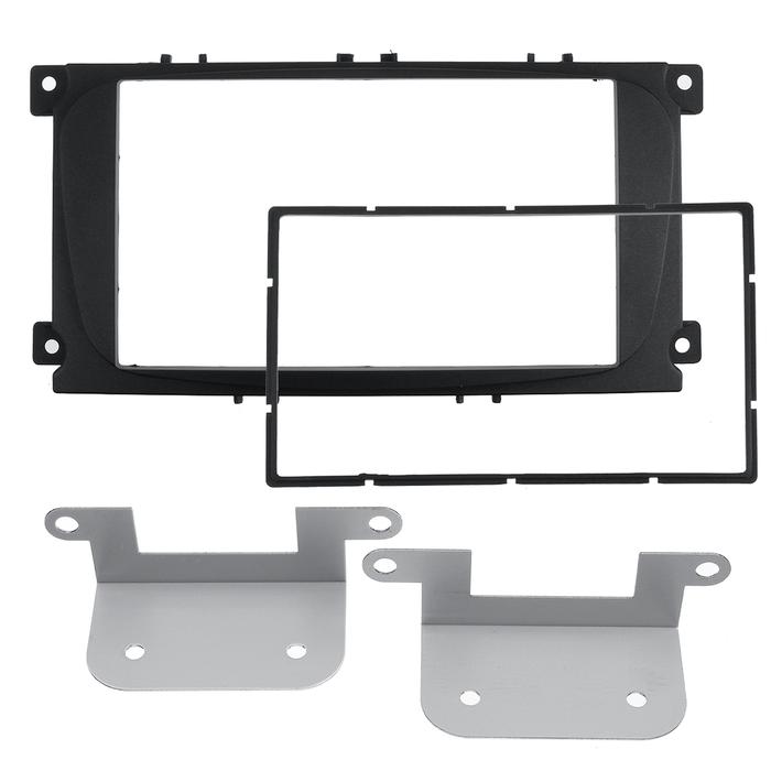 Ganda 2DIN Mobil Radio Fascia Bingkai Dashboard DVD Stereo
