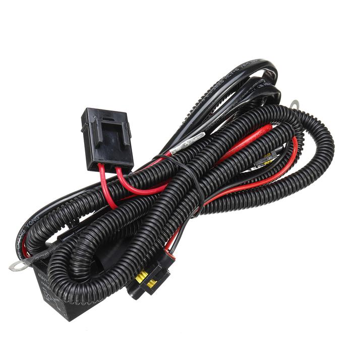 Mobil Kabut Cahaya Lampu Kabel Harness Kabel Dengan Fuse