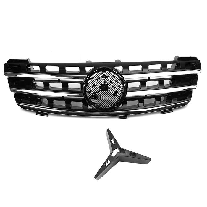 Front Grill Grille untuk Mercedes ML Kelas W164 2005-2008 3