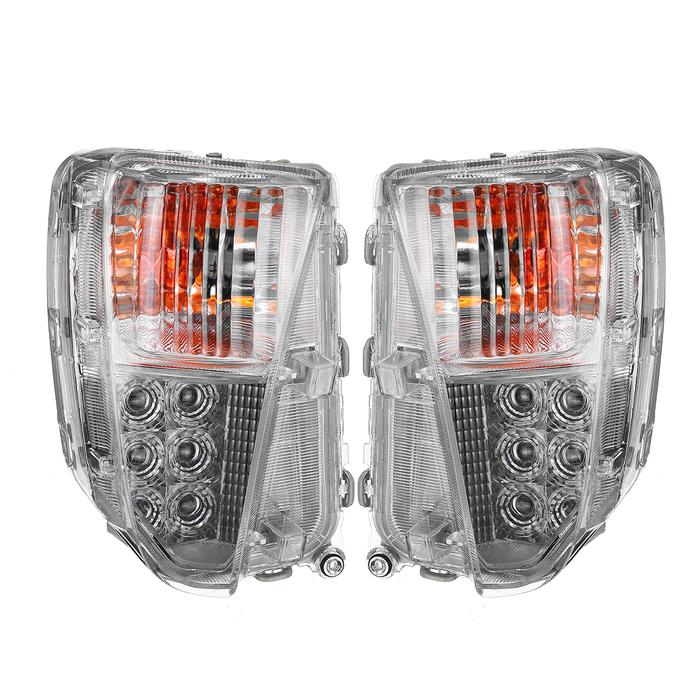 Mobil Bumper Depan LED Fog Lamp DRL Light Day Running Lamp