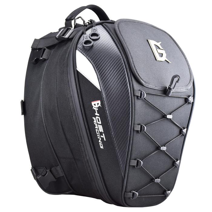 GHOST RACING 10inch Balap Motor Helm Backpack Tail Tas