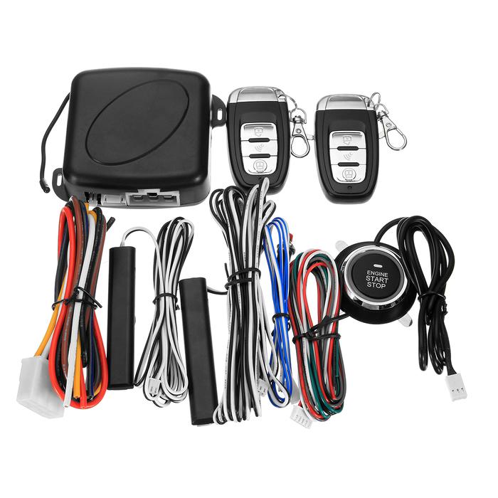 Universal Mobil Pintar PKE Keyless Masuk Alarm System Mesin