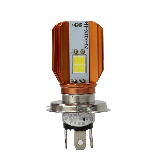 2000Lm 6000K H4 LED Motorcycle Headlight Tinggi / Bulb