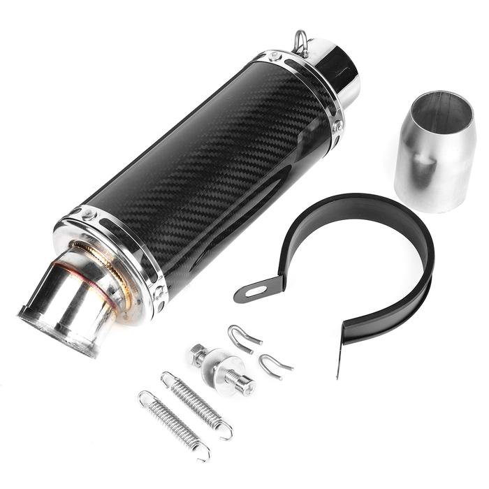 38mm-51mm Motorcycle Stainless Steel Exhaust Muffler Pipa