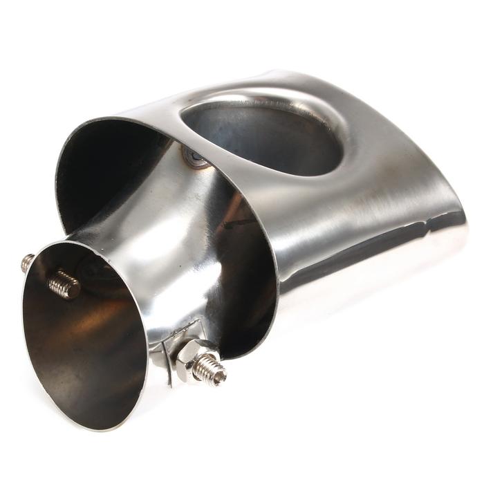 Mobil Belakang Exhaust Pipe Potong Tip Knalpot Stainless