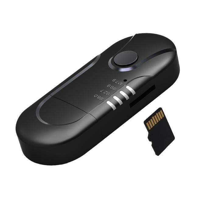 USB FM Transmitter Didukung Bluetooth Car Auxz Audio Player