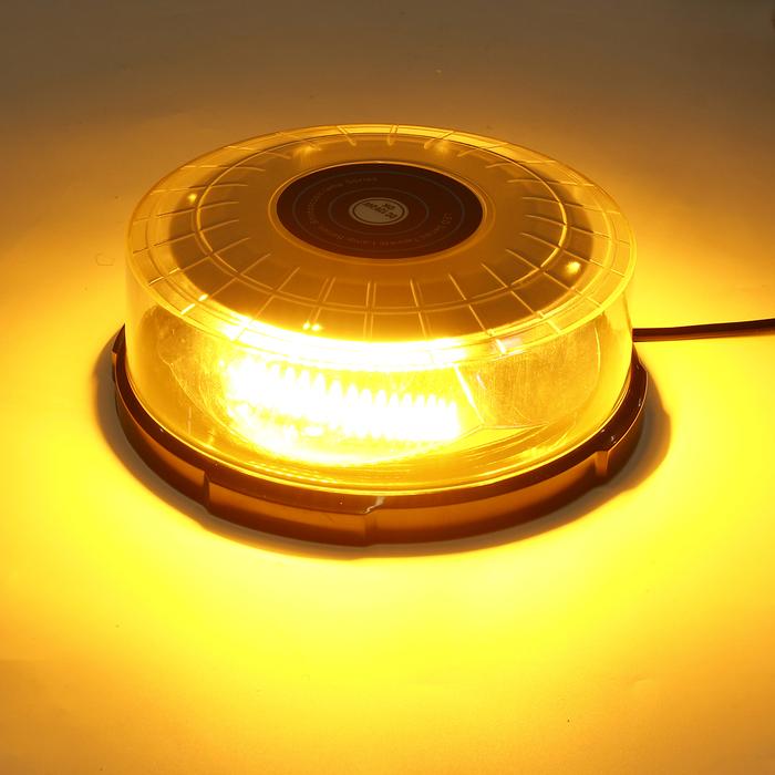 64LED Kuning Mobil Strobe Flashing Beacon cahaya Bar Dash
