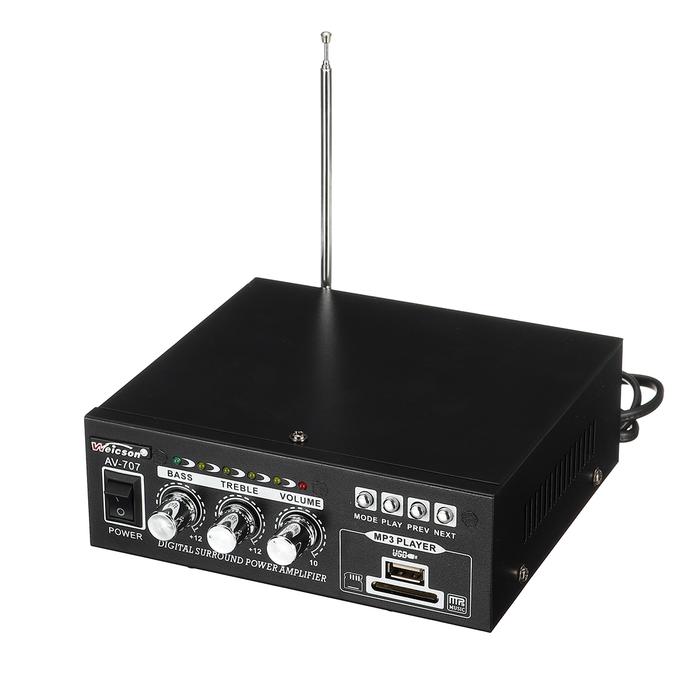 Radio HIFI Digital Audio Bluetooth Power Amplifier AMP FM