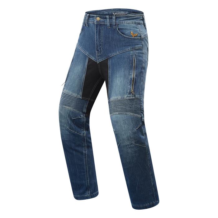 Duhan Pria Autumn Musim Dingin Celana Motorcycle Denim Kuda
