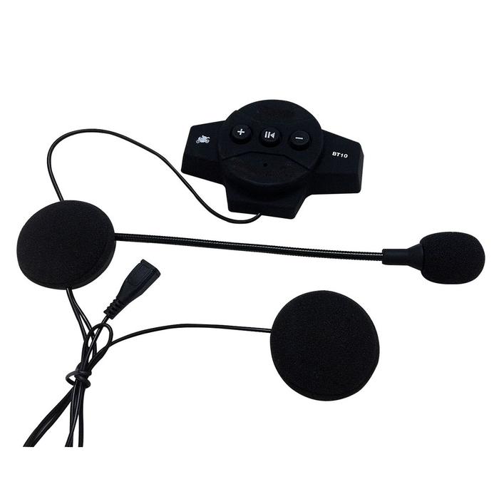 Helm Sepeda Motor Blue Tooth Headset Wireless interfon