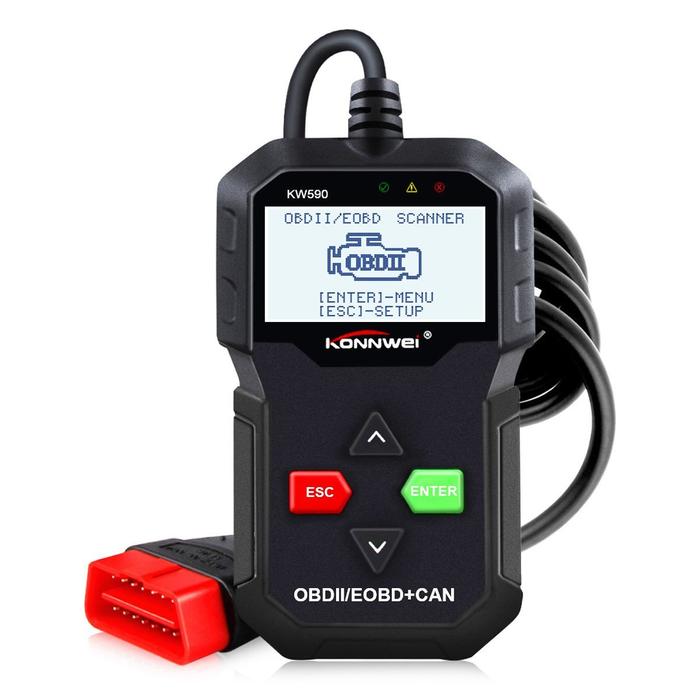 KONNWEI KW590 Universal OBDII Diagnostik Scanner Mesin