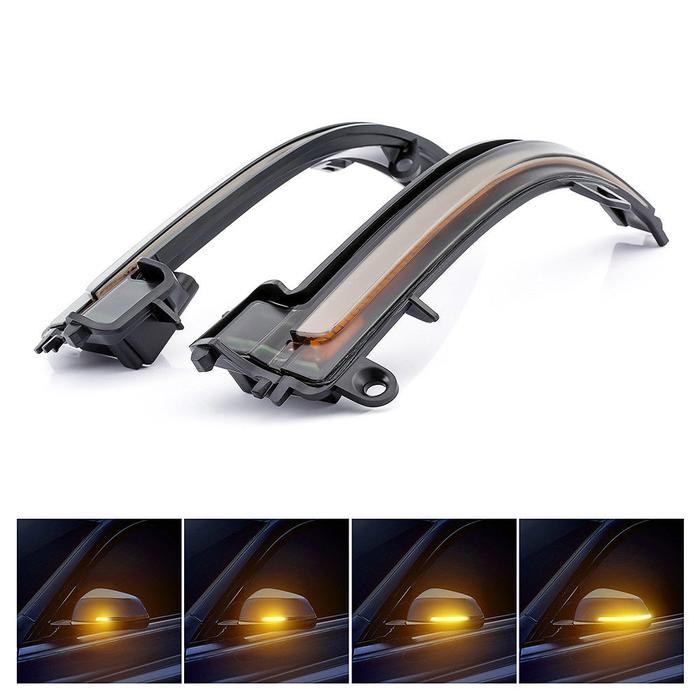 Cermin spion Lampu Belok Indikator Lampu Air Mengalir Amber