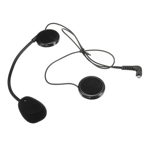 Intercom Headset dengan Mikrofon Untuk T-COM Helm Sepeda