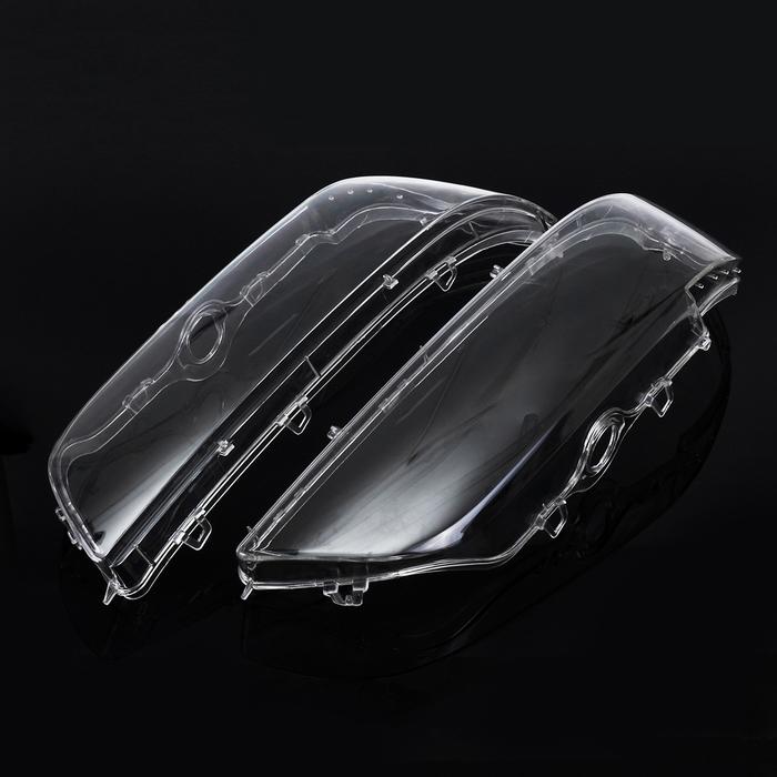 Mobil Batal Headlight Lens Tutup ABS Pair untuk BMW E39