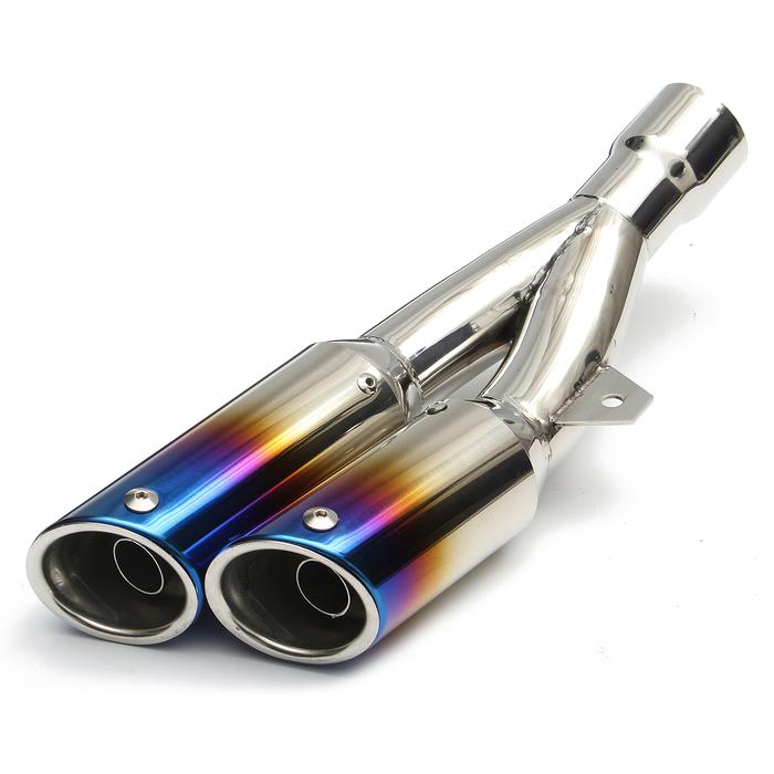 38mm-51mm Knalpot Exhaust knalpot Double Twin Tip Baja