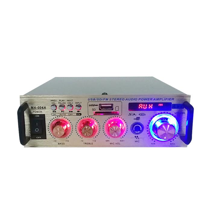 bluetooth 600W Hifi Depan Mobil Dengan Power Amplifier Mini