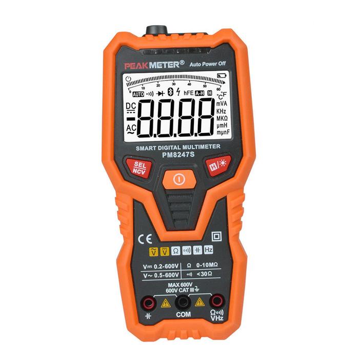 Cerdas Digital Multimeter Voltmeter Auto Rentang