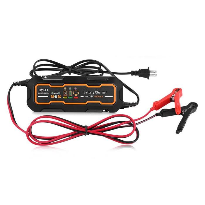 6V / 12V 5A 3 Tahap Baterai Untuk Otomotif Mobil Sepeda