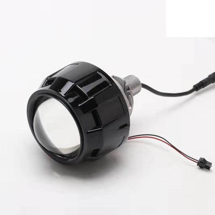 2,5 Inch LED Mobil Lampu Retrofit H4 Projector Lens Untuk