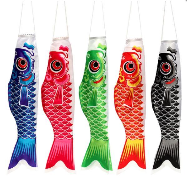 70cm Koi Nobori Carp Flag Angin Sock Koinobori Ikan Kite