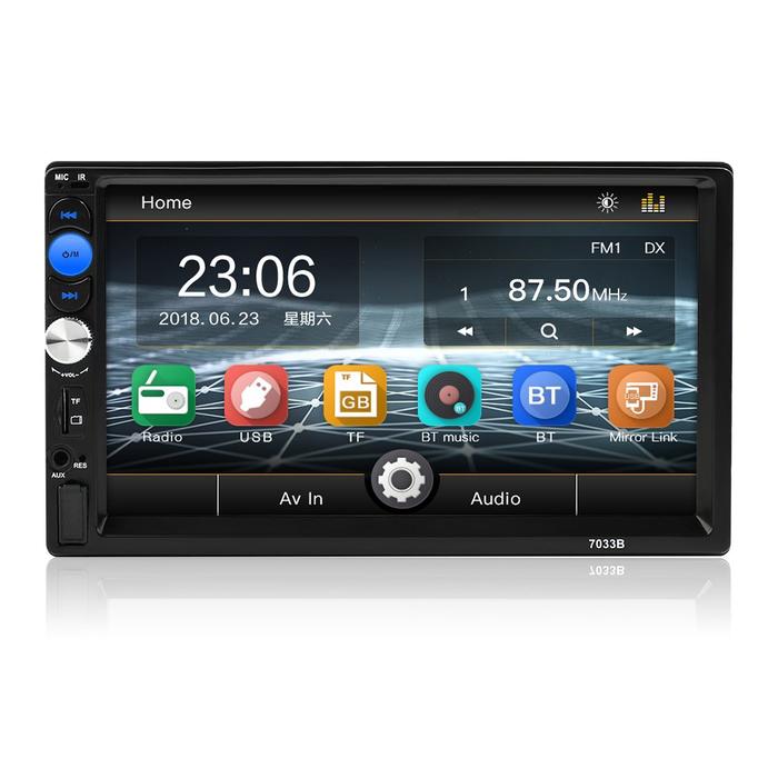7 Inch 2 Din Quad Core meringis Sistem Car DVD Player MP5