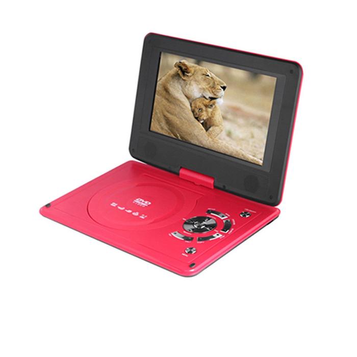 9.8Inch Portable DVD Player 270 Gelar DivX putar 300 LCD