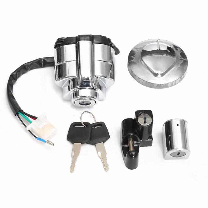 Pengapian Gas Cap Helm Baja Cincin Lock Set Untuk Honda