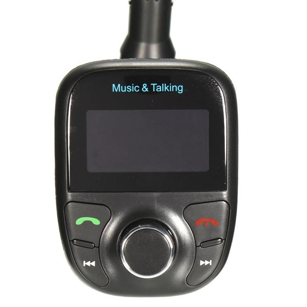 Car Kit Hands Free MP3 Putar FM Transimittervs Lcd Display