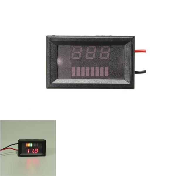 DC 12V36V48V Rectangle Tampilan Digital Volt Meterr Meter
