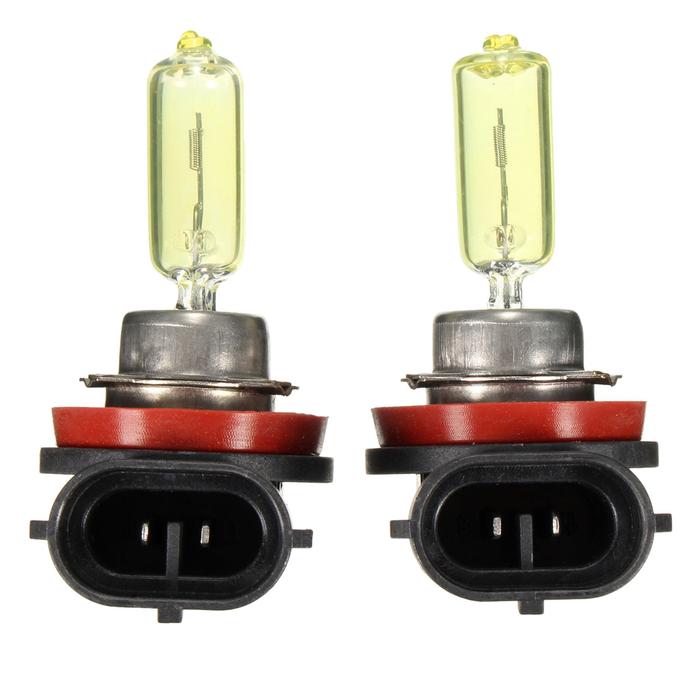 Pasangan H11 Xenon Halogen HID Brightness Kelas Lights Umbi