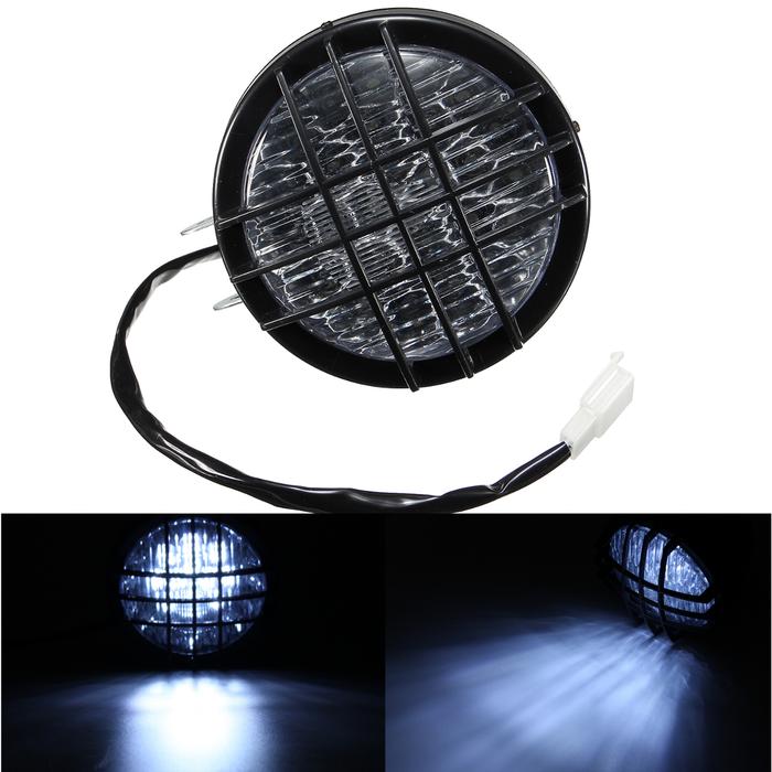 5inch LED Motorcycle Grill Headlight Headlamp Cahaya Untuk