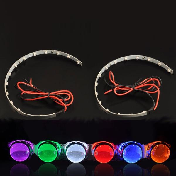 360 Degree LED Devil Eyes Modifikasi Mobil Aksesoris Motor