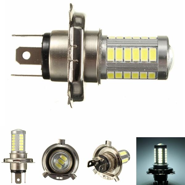 H4 5630 SMD 33 LED 6000K 18W Motorcycle Mobil Auto Kabut