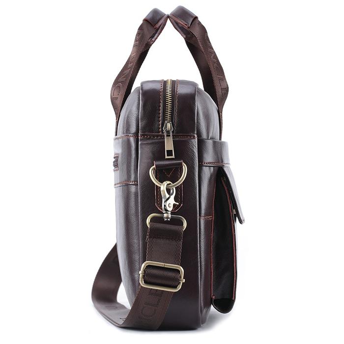 Pi Uncle Tas Handbag / Bahu / Selempang Pria Bahan Kulit Pu Gaya