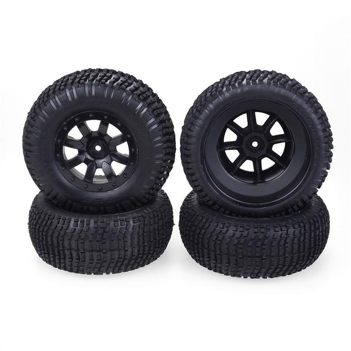 1/10 Rc Mobil Roda Ban Kursus Singkat Truck Tires Set 12mm