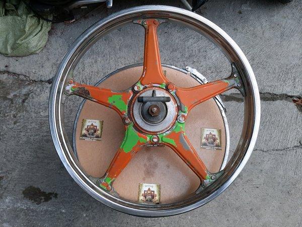 TB velg depan bhama peugeot moped 50cc SETT TINGGAL PASANG velg bhama