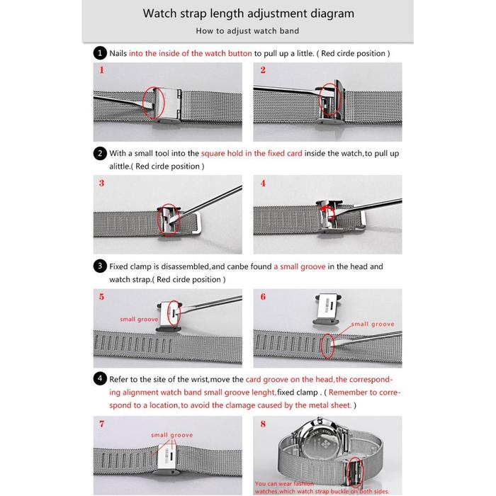 WWOOR 8016 Jam Tangan Analog Super Tipis Pria Stainless Strap
