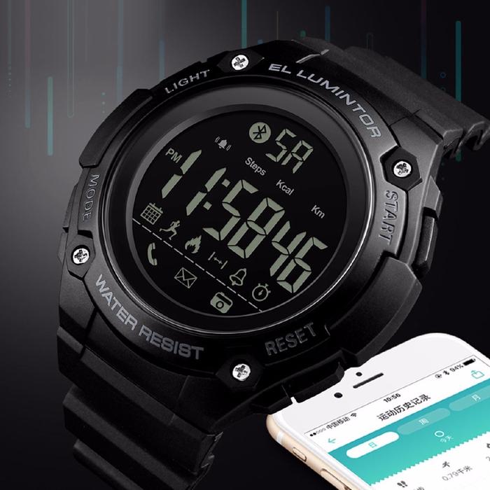 SKMEI Jam Tangan Digital Sport Anti Air dengan Monitor Kesehatan