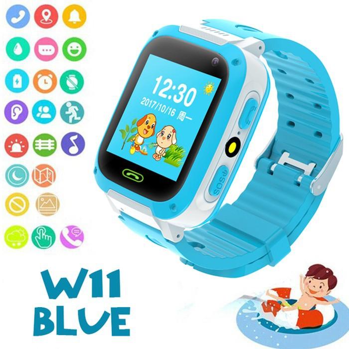 Smartwat W11 Kids Anti Lost Jam Tangan ANAK Support SimCard Telpon