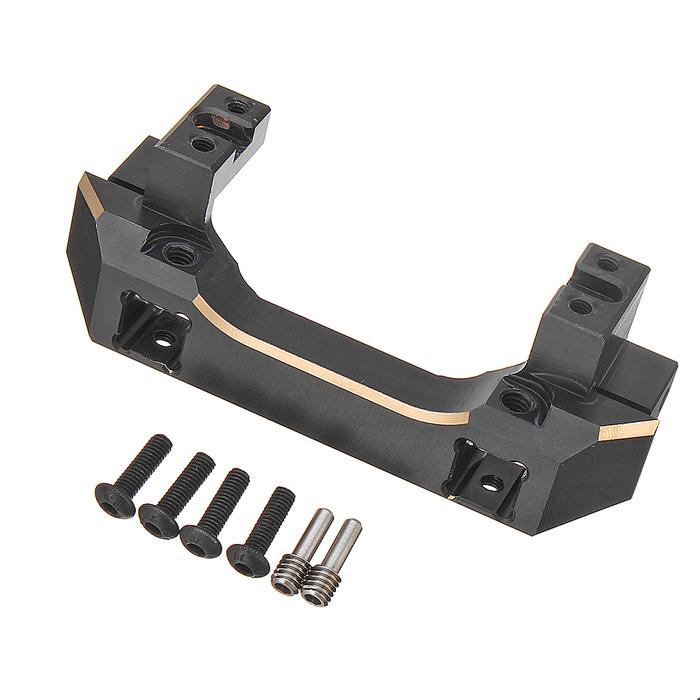 Front Copper Servo Bracket Holder Bumper Mount for 1/10 Crawler