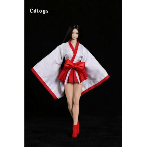 Cdtoys Set Kostum Kimono Wanita Ukuran 12 " Skala 1/12